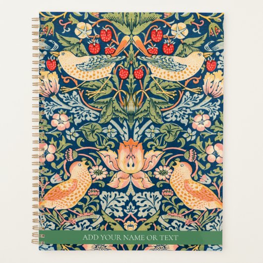 PLANER: WILLIAM MORRIS : STRAWBERRY THIEVES PLANER (Vorderseite)