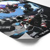 Planer zum zehnjährigen Jubiläum der Raumfahrtinge Poster (Ecke)