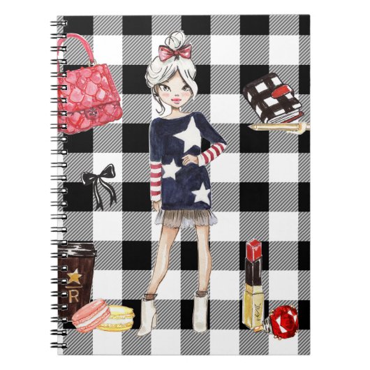 Planerabhängiges, elegantes Notebook Notizblock (Vorderseite)