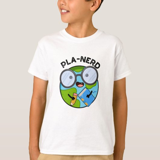 Planerd Funny Planet Puns T-Shirt (Vorderseite)