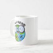Planerd Lustige Planet-Wortspiele Kaffeetasse (Vorderseite Links)