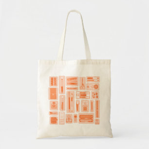 Planerfestplatte Peach Orange Tragetasche