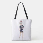 Planermädchen Modeartikel Tasche (Rückseite)