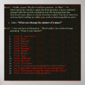 Planescape Torment Was kann die Natur verändern Poster (Vorne)