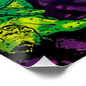 Planet Alien Sci-fi-Comic Poster (Ecke)