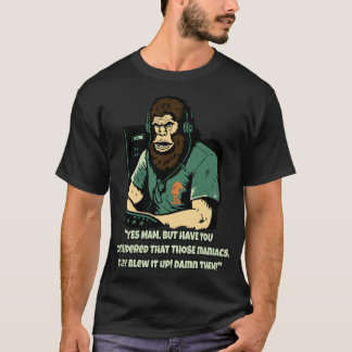 Planet Ape Kundenservice Agent vor kurzem in T-Shirt