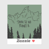 Planet-B-Aufkleber Aufkleber (Blatt)