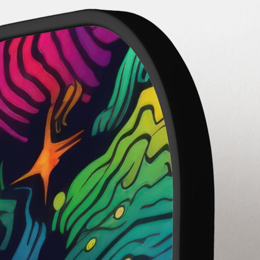 Planet background pickleball schläger (Linke Seite)