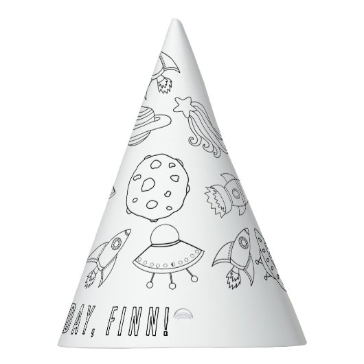 Planet Birthday Party Hat Partyhütchen (Rechts)