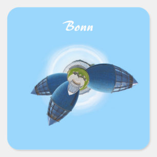 Planet Bonn Aufkleber