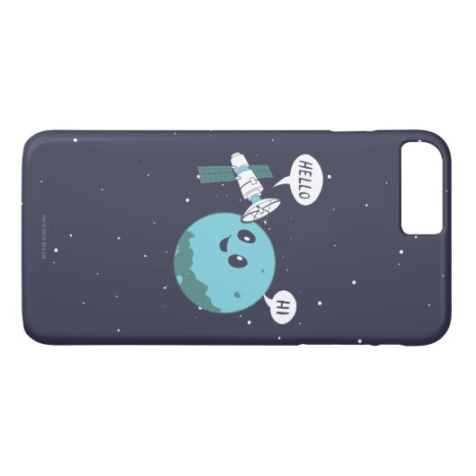 Planet Case-Mate iPhone Hülle (Rückseite (Horizontal))