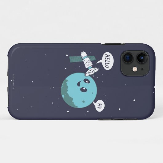 Planet Case-Mate iPhone Hülle (Rückseite (Horizontal))