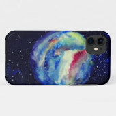 Planet Case, Wasserfarben-Cosmos-Kunst Case-Mate iPhone Hülle (Rückseite (Horizontal))