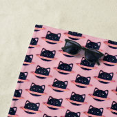 Planet Cat Beach Handtuch (Beispiel)