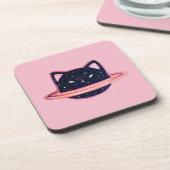 Planet Cat Beverage Coaster Getränkeuntersetzer (Linke Seite)