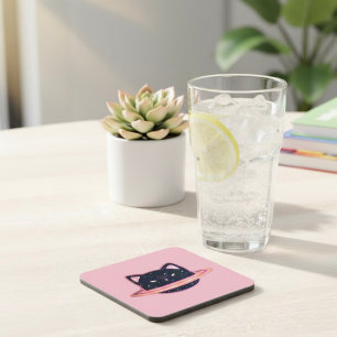 Planet Cat Beverage Coaster Getränkeuntersetzer