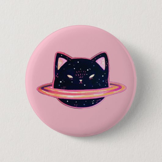 Planet Cat Button (Vorderseite)