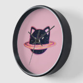 Planet Cat Clock Uhr (Winkel)
