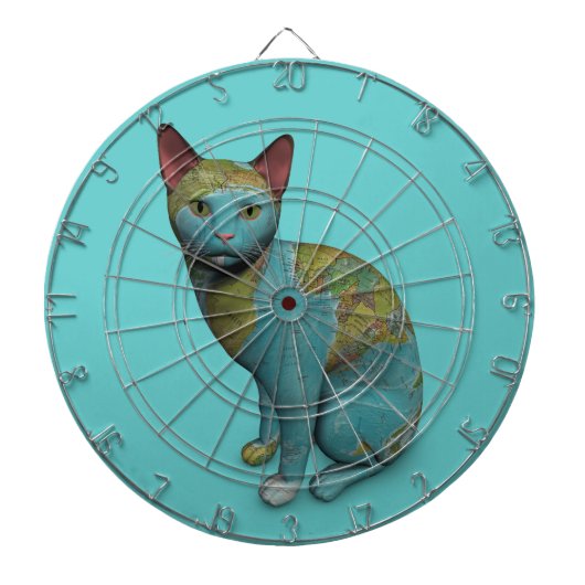 Planet Cat Dartscheibe (vorne)