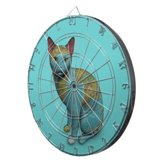 Planet Cat Dartscheibe (Vorderseite rechts)