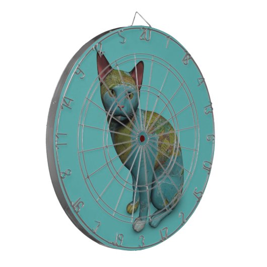 Planet Cat Dartscheibe (Vorderseite Links)