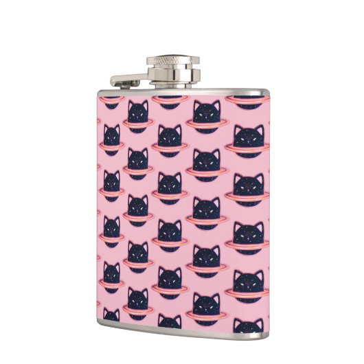 Planet Cat Flask Flachmann (Links)