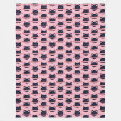 Planet Cat Fleece Blanket (Vorderseite)