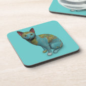 Planet Cat Getränkeuntersetzer (Linke Seite)