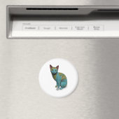 Planet Cat Magnet (In Situ (Geschirrspüler))