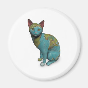 Planet Cat Magnet