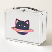 Planet Cat Metal Lunch Box (Vorderseite)