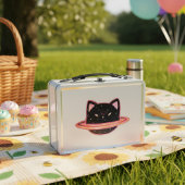 Planet Cat Metal Lunch Box