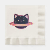 Planet Cat Napkins Serviette (Vorderseite)
