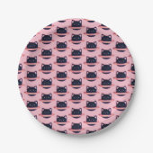Planet Cat Papierplatten Pappteller (Vorderseite)