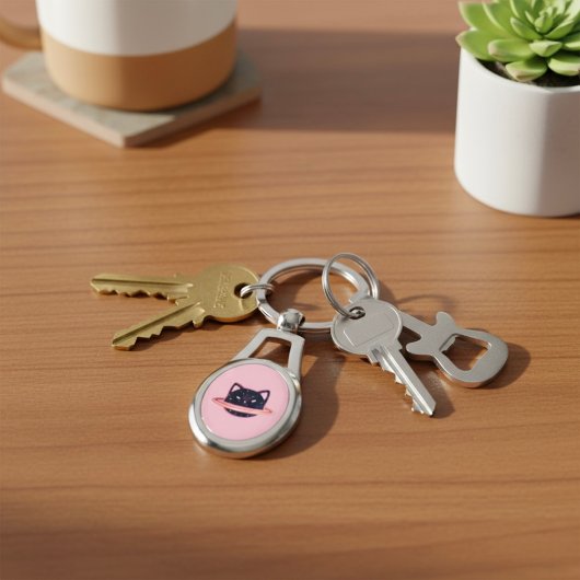 Planet Cat Schlüsselanhänger