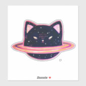 Planet Cat Sticker (Blatt)