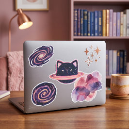 Planet Cat Sticker