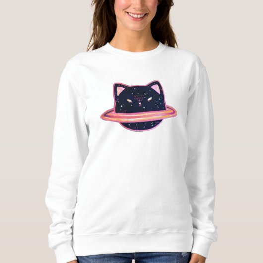 Planet Cat Sweatshirt (Vorderseite)