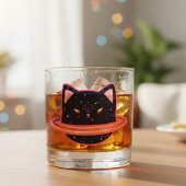 Planet Cat Whiskey Glas