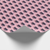 Planet Cat Wrapping Paper Geschenkpapier (Ecke)