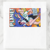 Planet-Comic #52 Rechteckiger Aufkleber (Tasche)