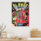 Planet-Comicen Poster (Küche)