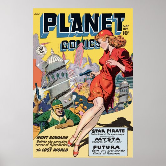 Planet-Comicen Poster (Vorne)