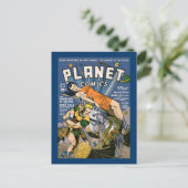 Planet-Comicen Postkarte (Stehend Vorderseite)