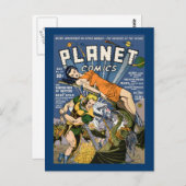 Planet-Comicen Postkarte (Vorne/Hinten)