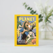 Planet-Comicen Postkarte (Stehend Vorderseite)