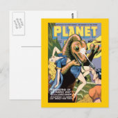 Planet-Comicen Postkarte (Vorne/Hinten)