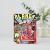 Planet-Comicen Postkarte (Stehend Vorderseite)