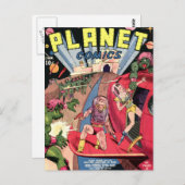 Planet-Comicen Postkarte (Vorne/Hinten)