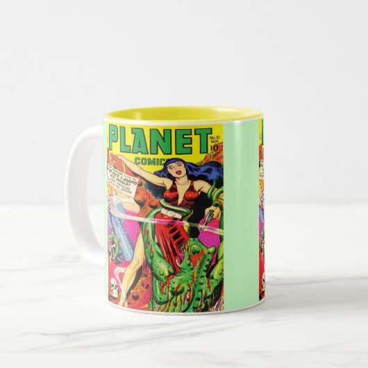 PLANET-COMICEN: VERÖFFENTLICHUNG DER IKONISCHEN SC ZWEIFARBIGE TASSE (Vorderseite Links)